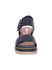 remonte Keilsandalette in schwarz