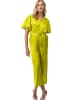 Zero  Jumpsuit Satin mit Stoffgürtel in Apple Green