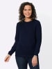 WITT WEIDEN Langarm-Pullover in marine