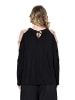 MIAMODA Langarmshirt in schwarz