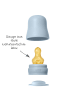 BIBS PP-Flasche Baby Bottle Round 270 ml in blau