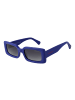 Funky Buddha Frauen Sonnenbrille Rechtwinklig Lila