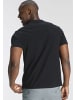 Delmao Rundhalsshirt in schwarz