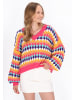 myMo Women Sweater in pink multicolor