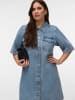 Vero Moda Jeanskleid in Light Blue Denim