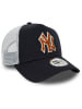 NEW ERA Cap MLB Boucle New York Yankees Trucker in navy-stone