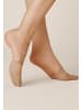 Kunert Feinfüßlinge Velvet Half-In-Shoe antirutsch in Puder