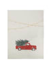 Chic Antique Geschirrtuch AIX AUTO mit Weihnachtsbaum auf Dach