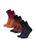 DANISH ENDURANCE Socken Light Hiking Crew in orange