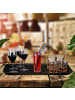 relaxdays 2 x Serviertablett in Schwarz - (B)56 x (T)41 cm