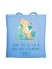 Mr. & Mrs. Panda Shopping Bag Herztherapeut Licht mit Spruch in Sky Blue