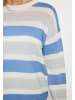 usha BLUE LABEL Damen Pullover in Grau weiss blau