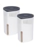 Wenko Raumentfeuchter Mod. Drop Weiß 1000 g 2er Set, Raumentfeuchter Drop Weiß 1000 g 2er Set in Weiß