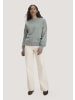 Hessnatur Hessnatur Sweatshirt mit Stickerei Oversized aus Bio-Baumwolle mit recycelter Baumwolle in nebelblau