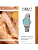 Regent Armbanduhr-Analog silber mittel (ca. 34mm) Regent Metallarmband