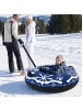 COSTWAY Aufblasbar Schneereifen 107cm Snowtube in Blau