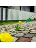 relaxdays Unkrautstecher mit Gartenabfallsack in Grün