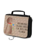 Mr. & Mrs. Panda Waschtasche Hund Blume mit Spruch in Hundeglück