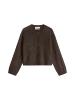 Marc O'Polo Kuscheliger Cardigan cropped in Burnt Coffee