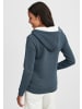 Oxmo Kapuzensweatjacke in blau