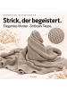 fillikid Babydecke Strick 80x100 cm Exklusiv in Taupe