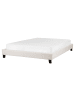 Beliani Doppelbett ROANNE in Beige/Braun - (W) 170 x (H) 29 x (L) 213 cm