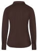 More & More Stretchbluse in espresso brown