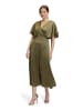Vera Mont Cocktailkleid mit ausgestelltem Rock in Deep Avocado