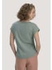 Hessnatur Hessnatur Light Slub T-Shirt Relaxed aus reiner Bio-Baumwolle in mattgrün