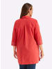 sheego 3/4-Arm-Bluse in erdbeere