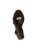 Enza Nucci Sandalen mit Keilabsatz und Riemchen Schwarz