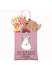 Mr. & Mrs. Panda totebag Chinchilla Blume mit Spruch in Rosa Pastell