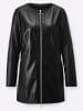 Mainpol Lederimitat-Blazer in schwarz