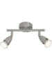 Brilliant Lampe Amalfi LED Spotrohr 2flg eisen | 2x LED-PAR51, GU10, 3W LED-Refl