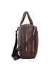Plevier Vintage Bill Aktentasche Leder 40 cm Laptopfach braun