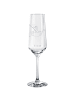 Mr. & Mrs. Panda Kelchglas Pinguin Angelboot ohne Spruch in Transparent