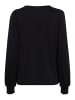 Kaffe Langarm-Bluse KAcharlotte Regular fit in Black Deep