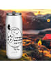Mr. & Mrs. Panda Trinkflasche Eule Federschmuck ohne Spruch in Weiß