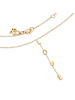 Echtzeit Halskette Love Letters in gold