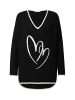 MIAMODA Pullover in schwarz