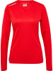 Hummel Hummel T-Shirt L/S Hmlrun Laufen Damen Atmungsaktiv Leichte Design in TANGO RED