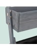 relaxdays Vertikalbeet "3 Kästen" in Grau - (B)60 x (H)140 x (T)50 cm