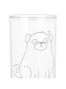 Mr. & Mrs. Panda Tumbler Mops mit Spruch in Transparent