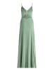 Vera Mont Abendkleid mit Lurexfaden in Grau/Grün