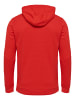 Hummel Reißverschluss Kapuzenpullover Hmlauthentic Kinder in TRUE RED