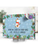 Mr. & Mrs. Panda Adventskalender Einhorn Pilz mit Spruch in Eisblau