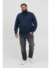 BLEND Strickpullover BHRobin Big & Tall in Mittelblau