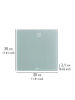 Wenko Personenwaage LED Grau in Grau