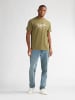 Petrol Industries Bedrucktes Jersey T-Shirt Huracán in Grün