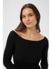 Kaffe Strickpullover KAkiara Slim fit in Black Deep